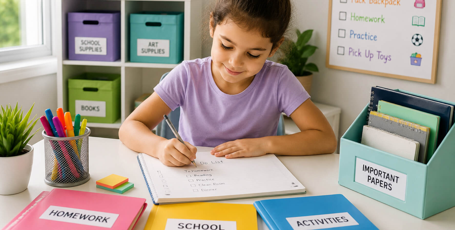 Tips For Getting and Keeping Your Kids Organized