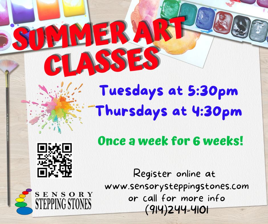 Summer Art Classes 2023 Sensory Stepping Stones